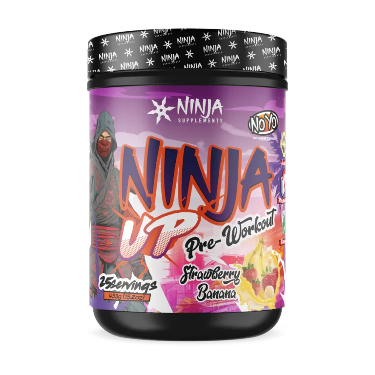 Ninja Up NoYo: High Stim Pre Workout — Strawberry Banana