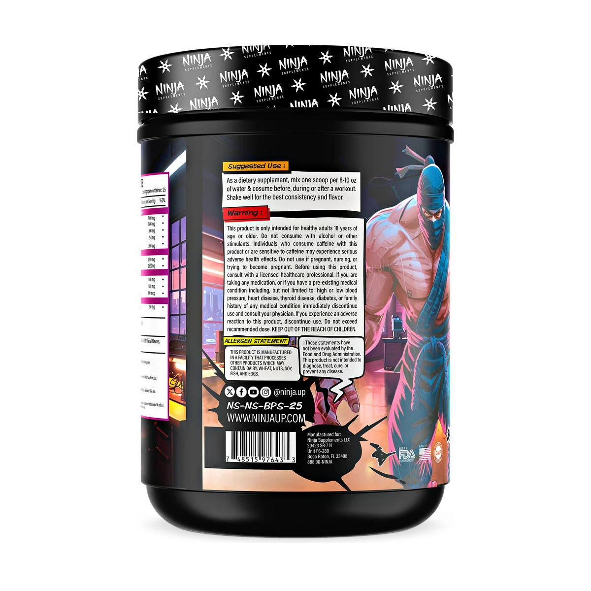 Ninja Swole: Stim Free Pre Workout