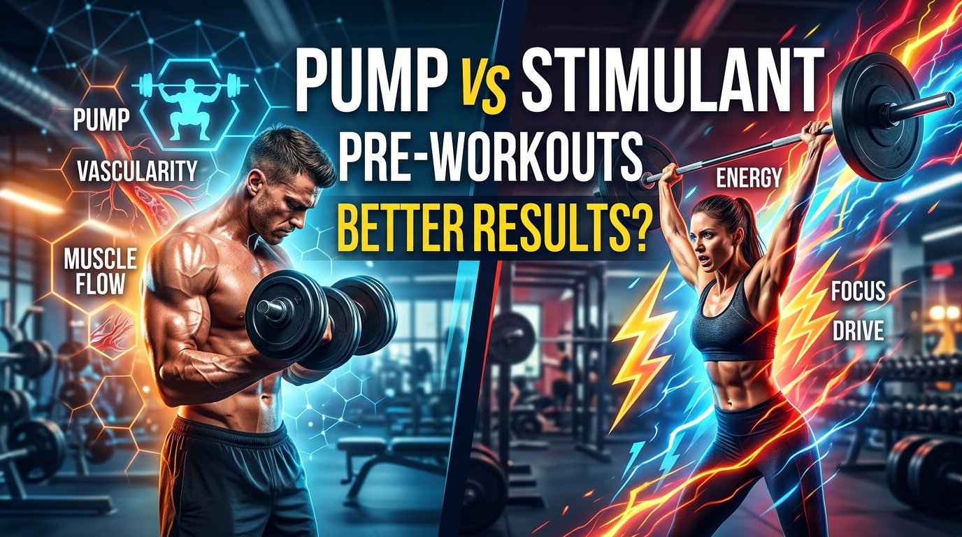 Pump vs Stimulant Pre-Workouts: Better Results?