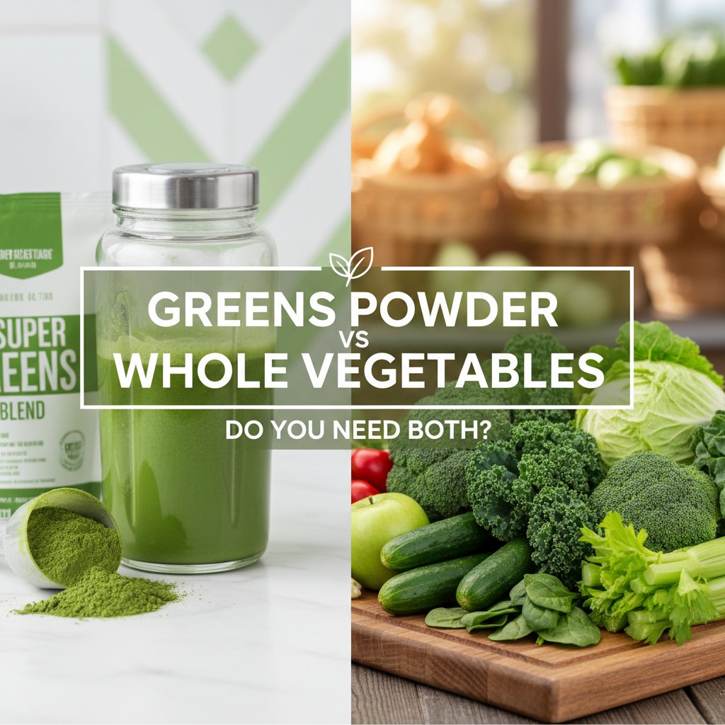Greens Powder vs Whole Vegetables: Do You Need Both?