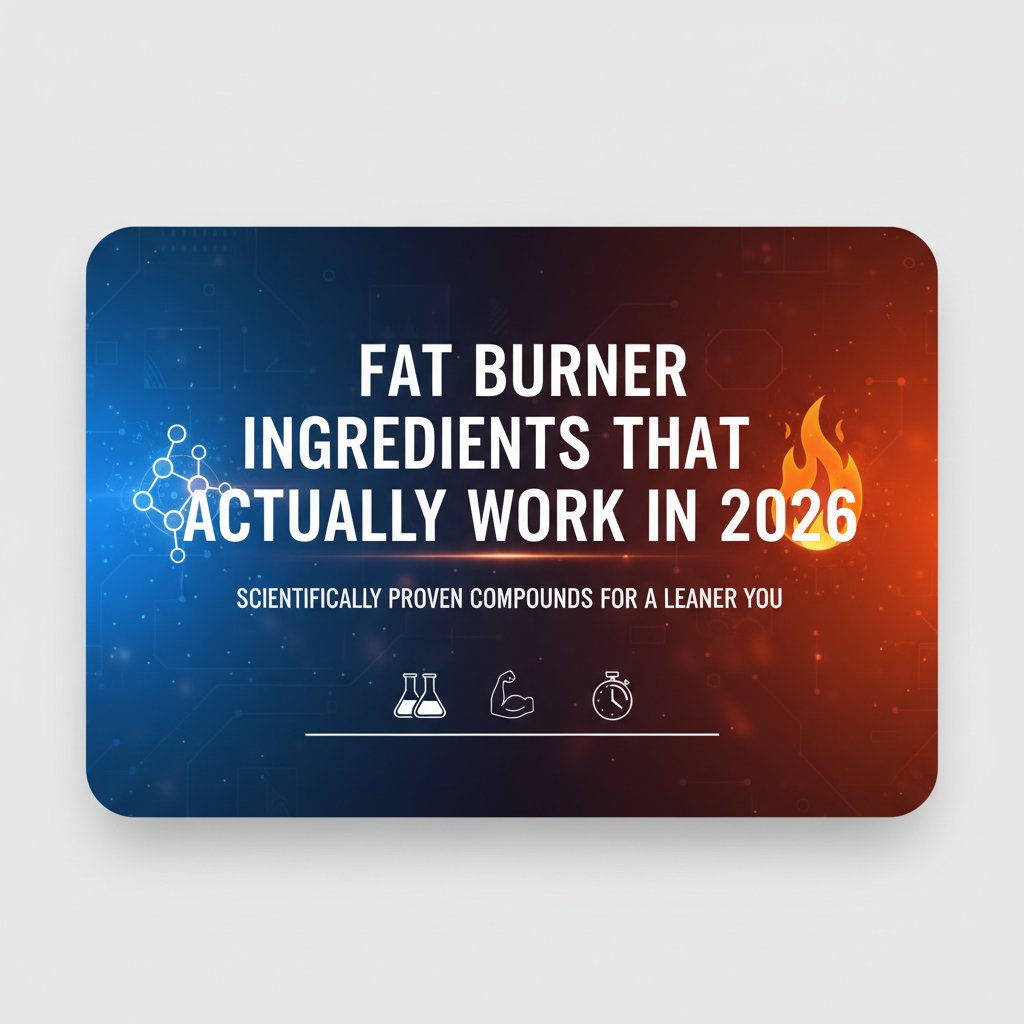 Fat Burner Ingredients That Actually Work in 2026