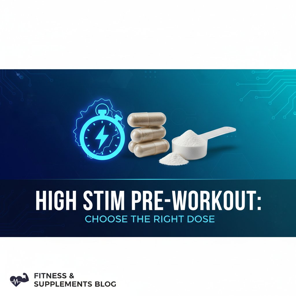 High Stim Pre-Workout: Choose the Right Dose