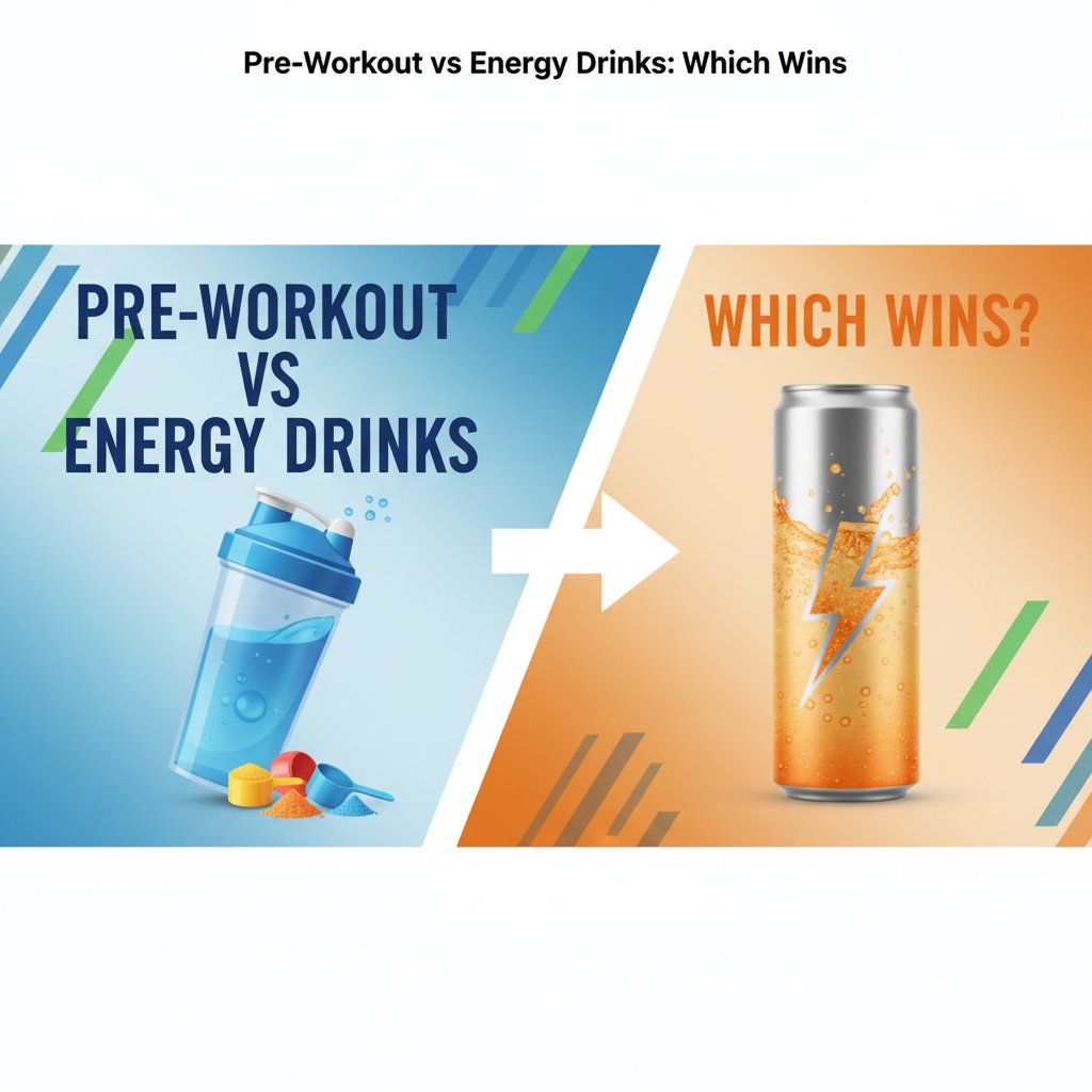 Pre-Workout vs Energy Drinks: Which Wins?