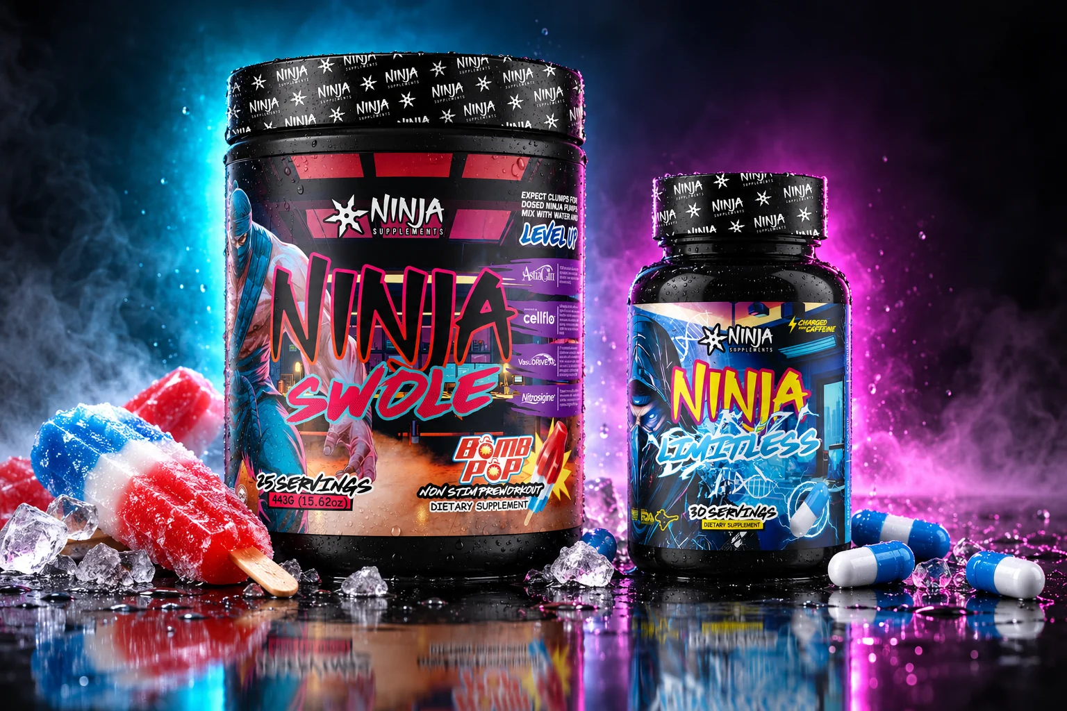 Ninja Limitless: Energy and Focus — THE NIGHT SHIFT STACK BOTH FOR $69.99